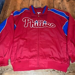 Vintage Majestic Philadelphia Phillies Dugout Jacket Authentic Collection